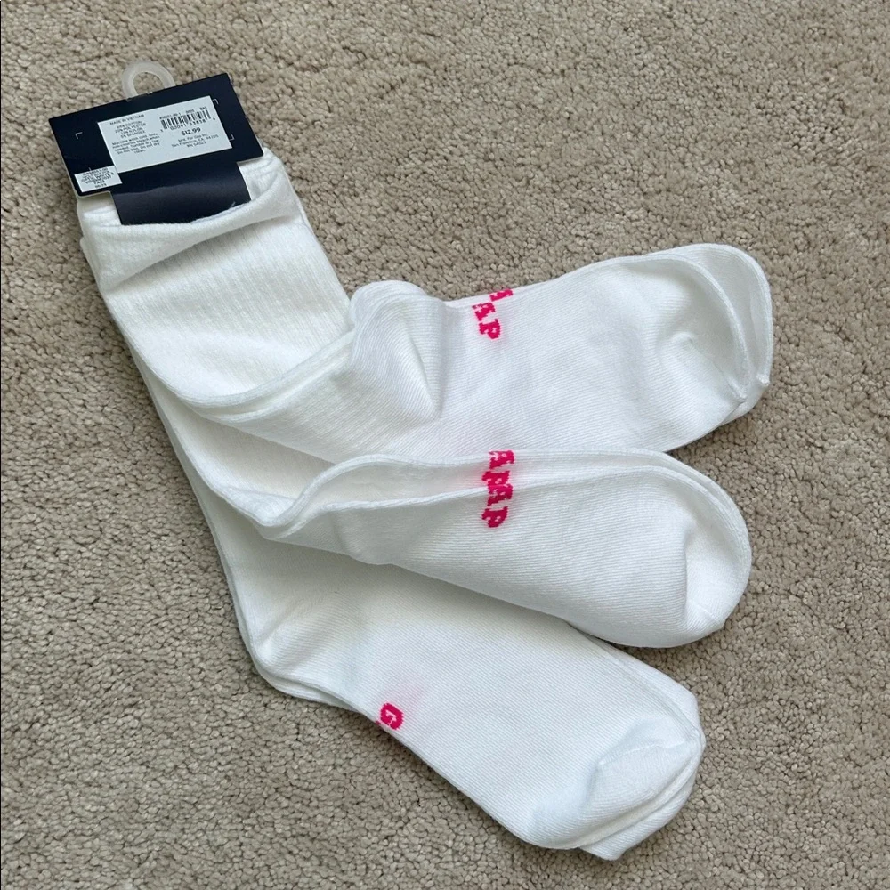 GAP | 3-pack Girl Crew Socks | L | Shoe Size 3-4 (Big Kids)